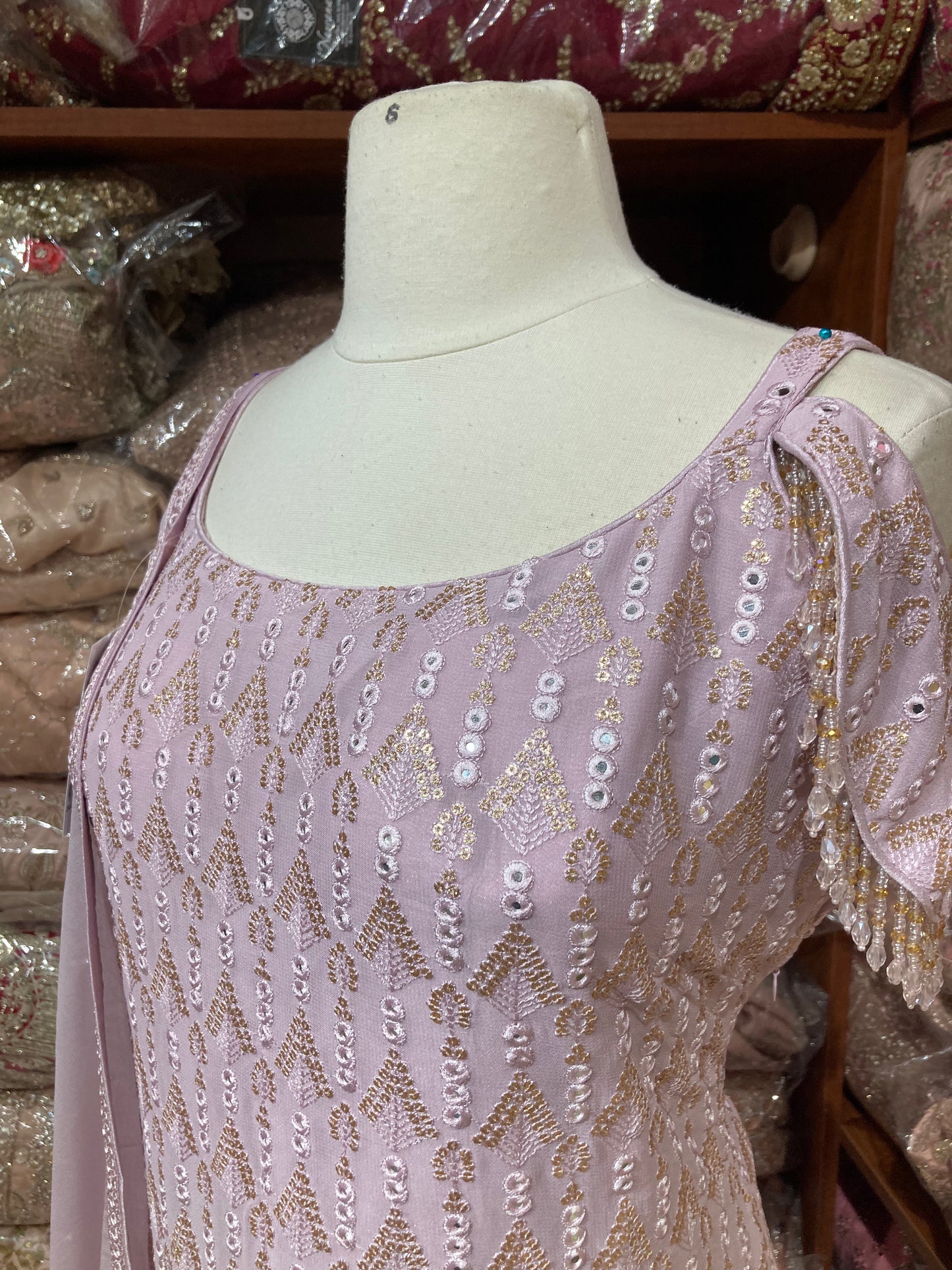 Dusky Pink Party Wear Collection PWS- 240