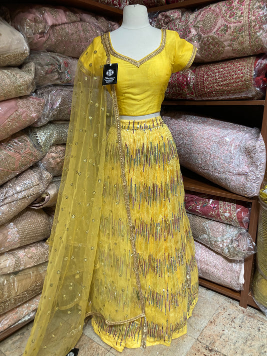 Yellow New Era Party Wear Collection PWL-684