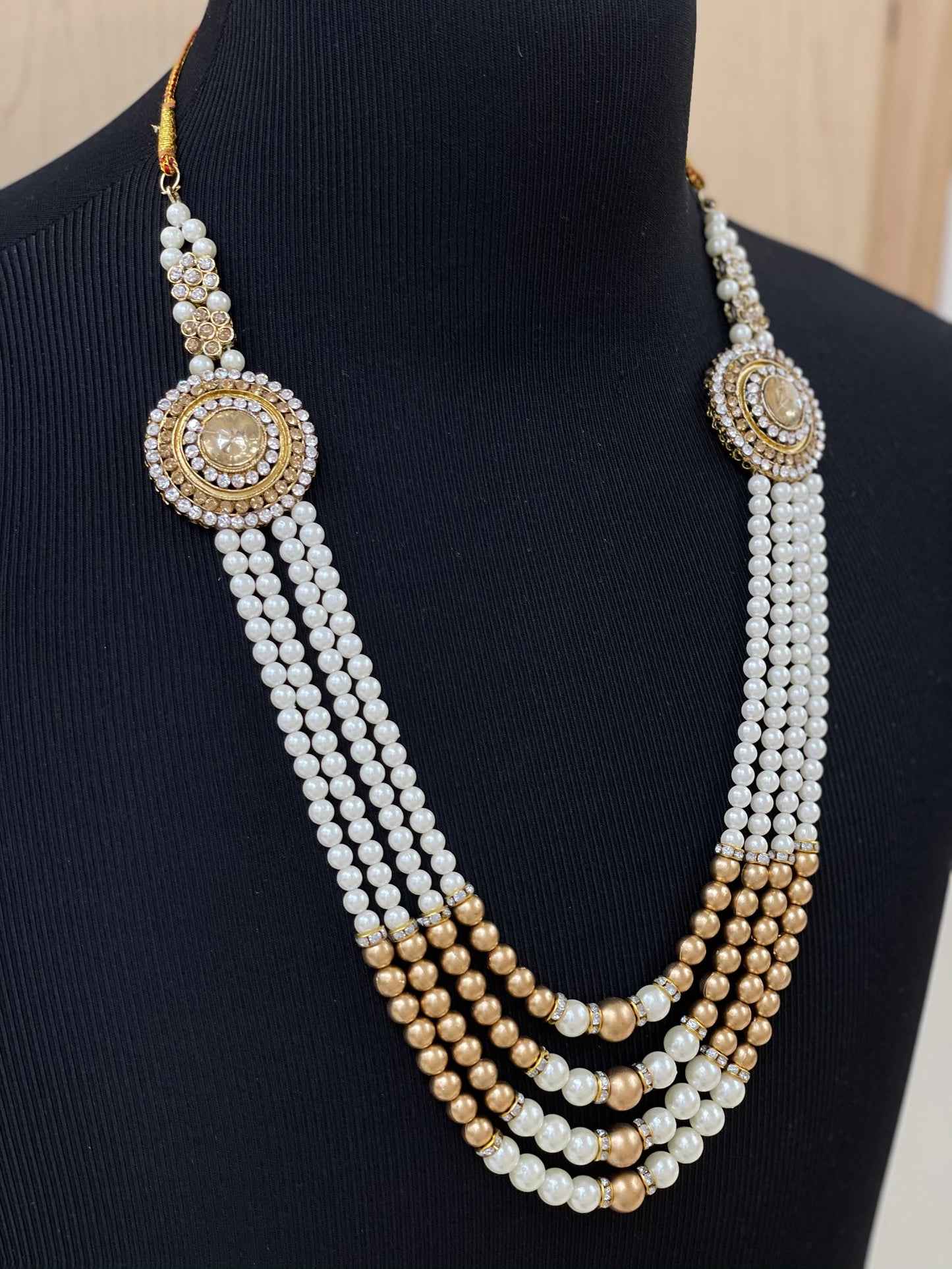 Groom’s moti mala/Sherwani necklace