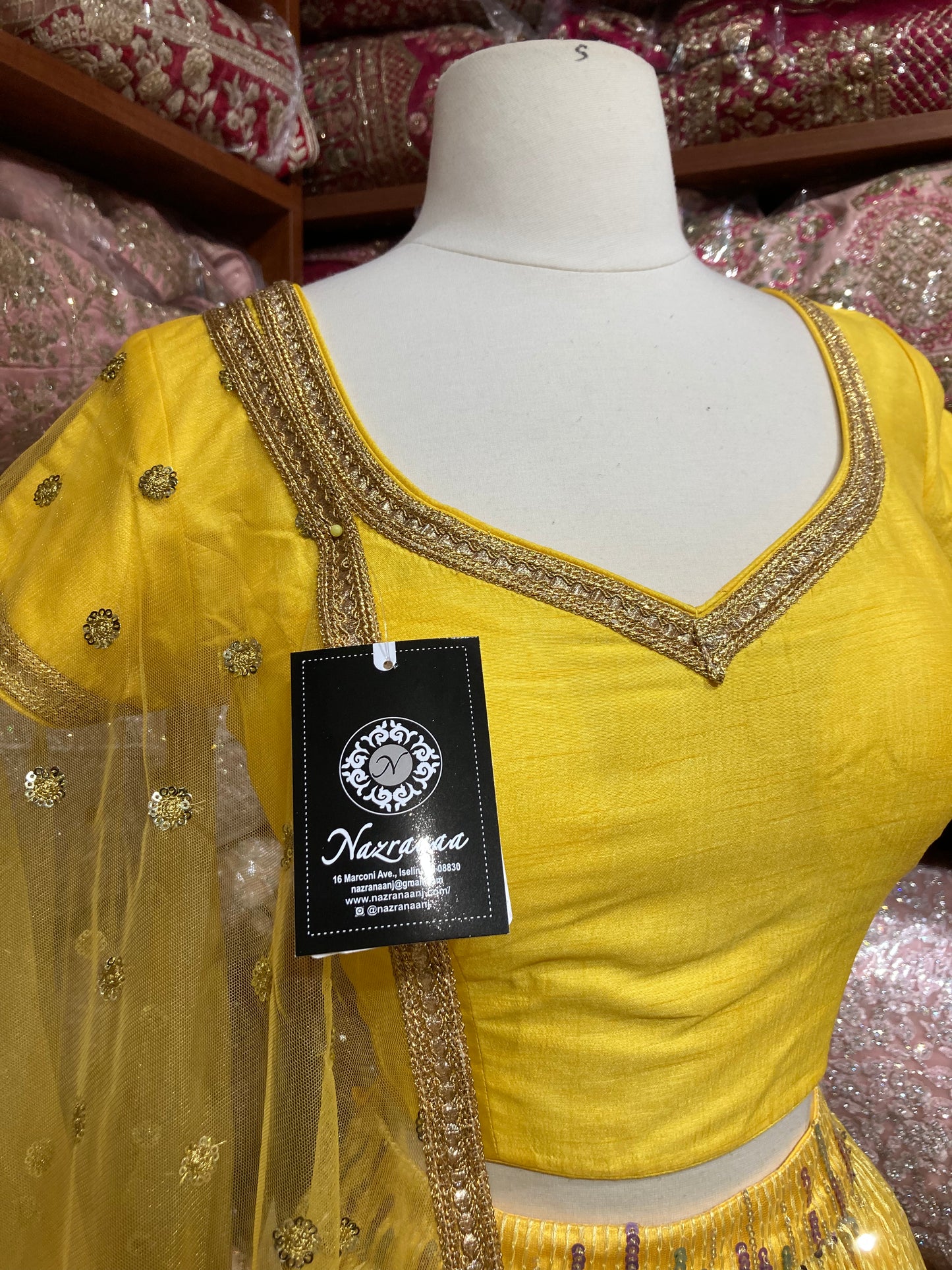 Yellow New Era Party Wear Collection PWL-684