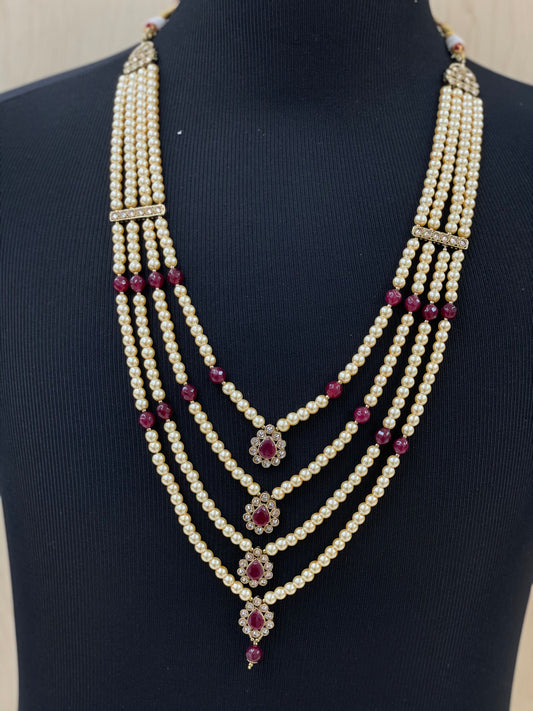 Groom's Multilayer Maharaja Necklace