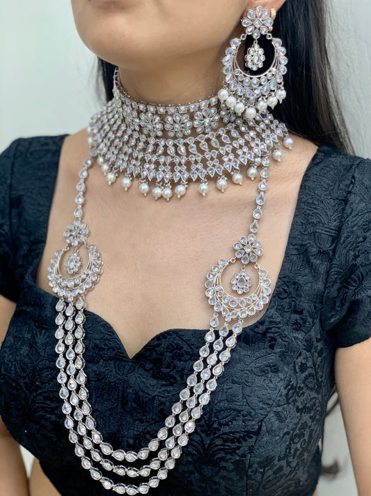 Amita Silver Bridal Set