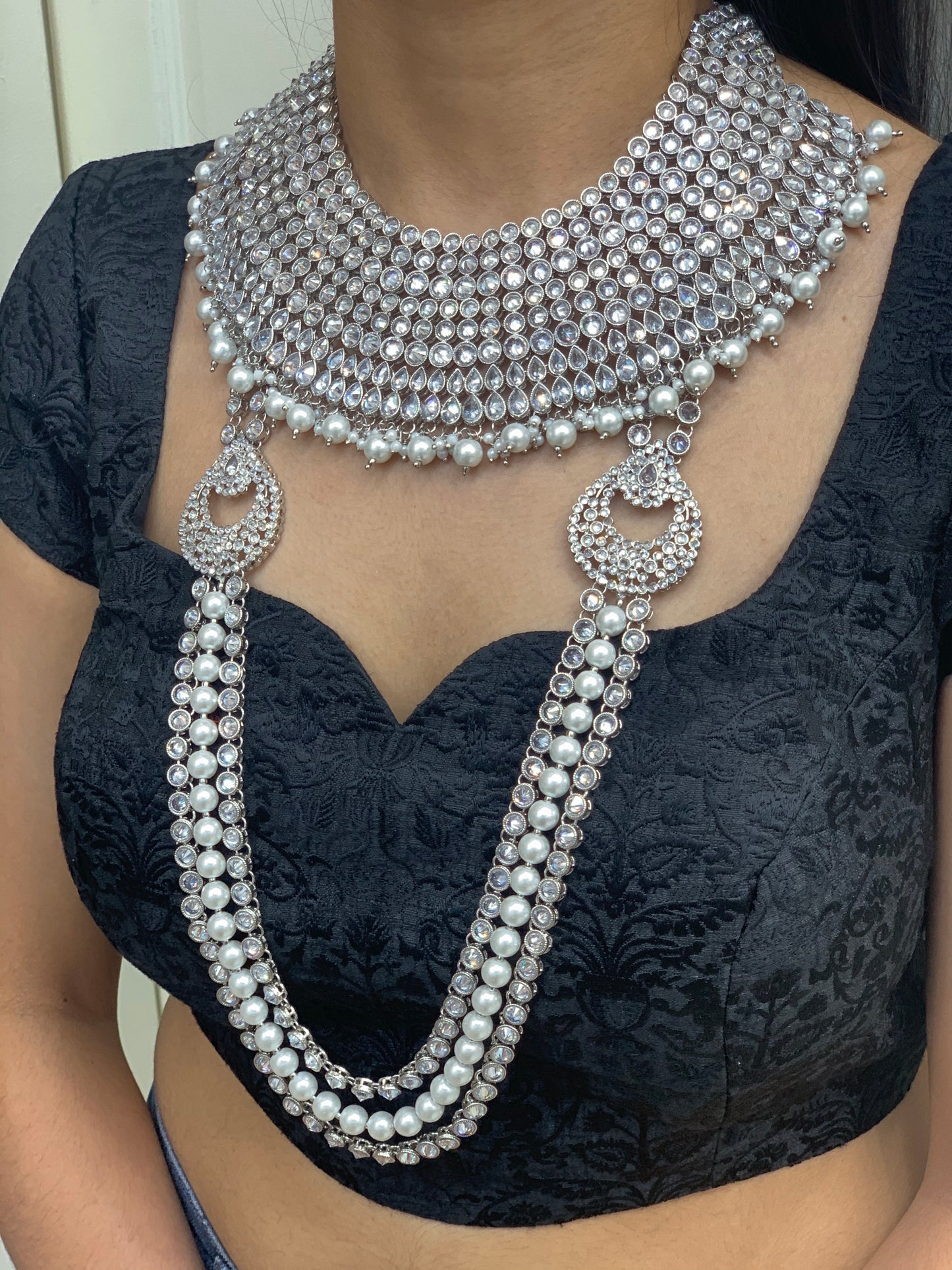 Anila Silver Bridal Set