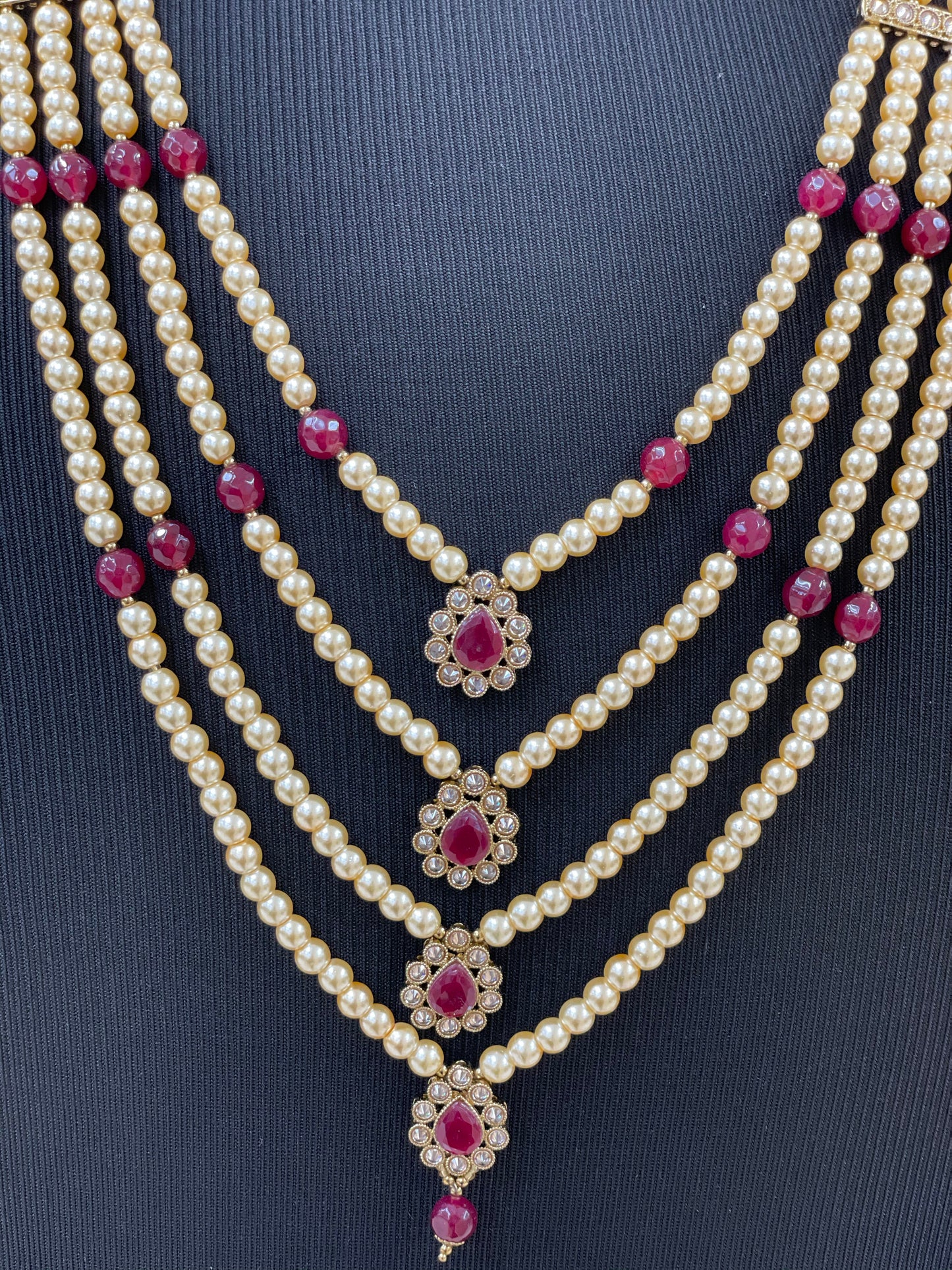 Groom's Multilayer Maharaja Necklace