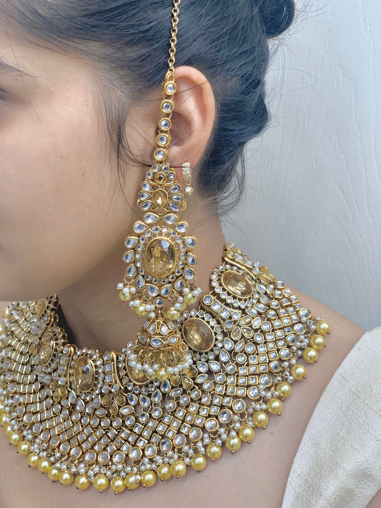 Ila Gold Kundan Bridal Set