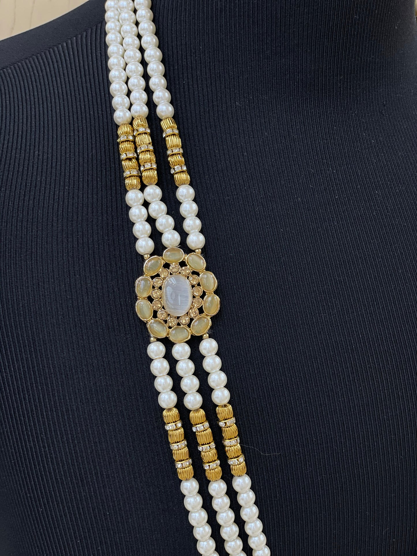 Groom’s moti mala/Sherwani necklace