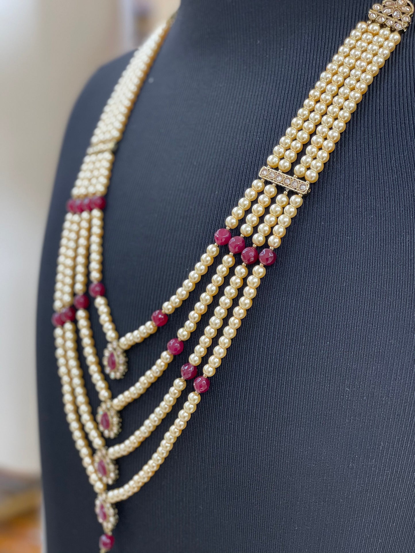 Groom's Multilayer Maharaja Necklace