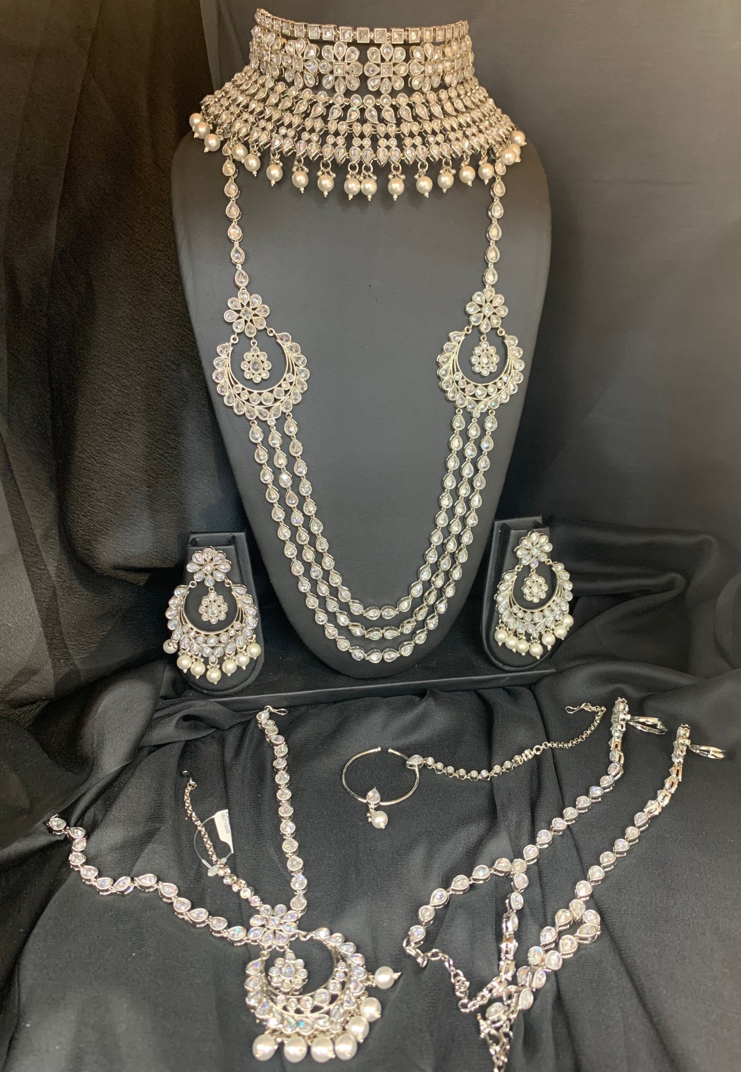 Amita Silver Bridal Set