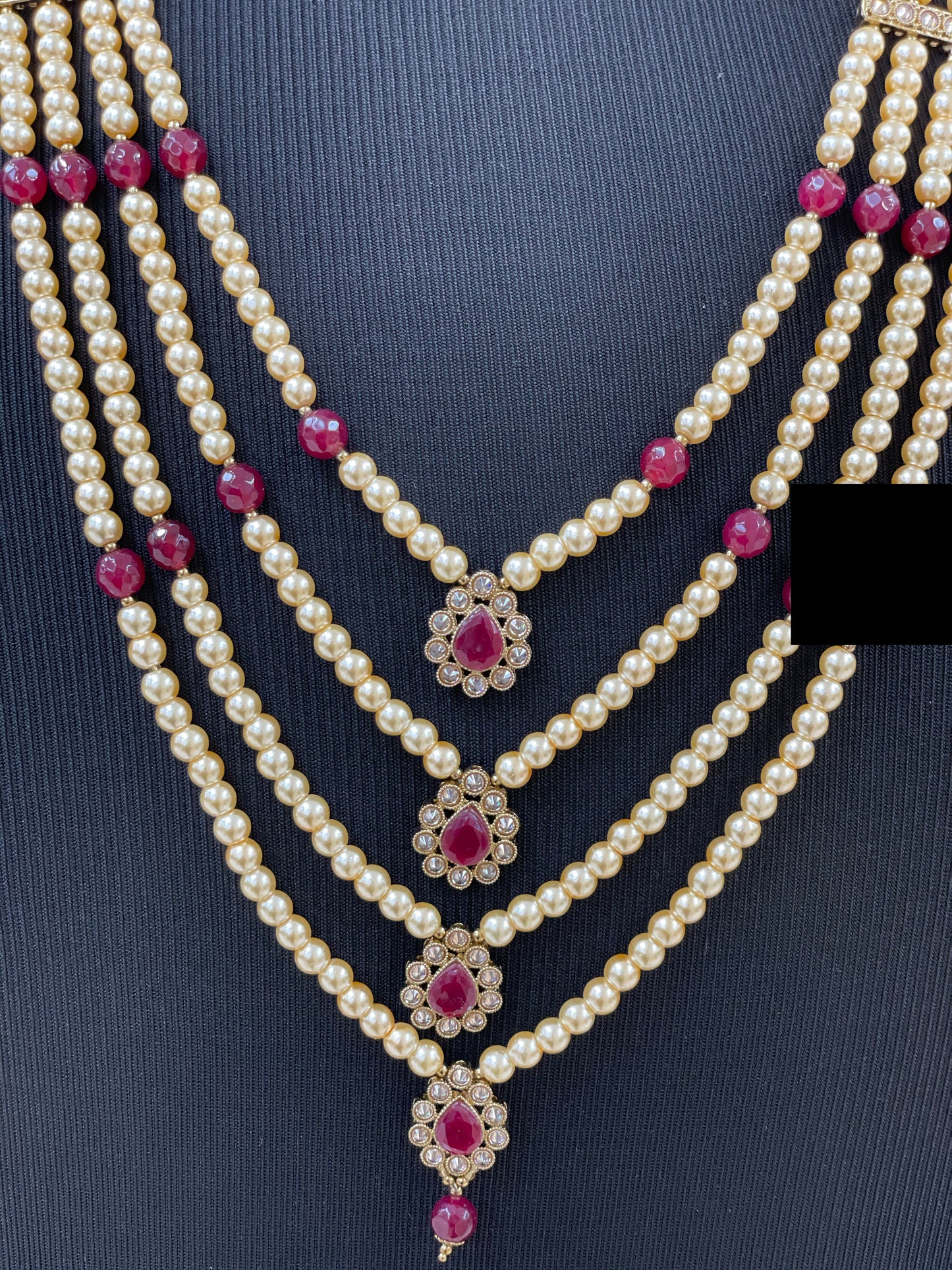 Groom's Multilayer Maharaja Necklace