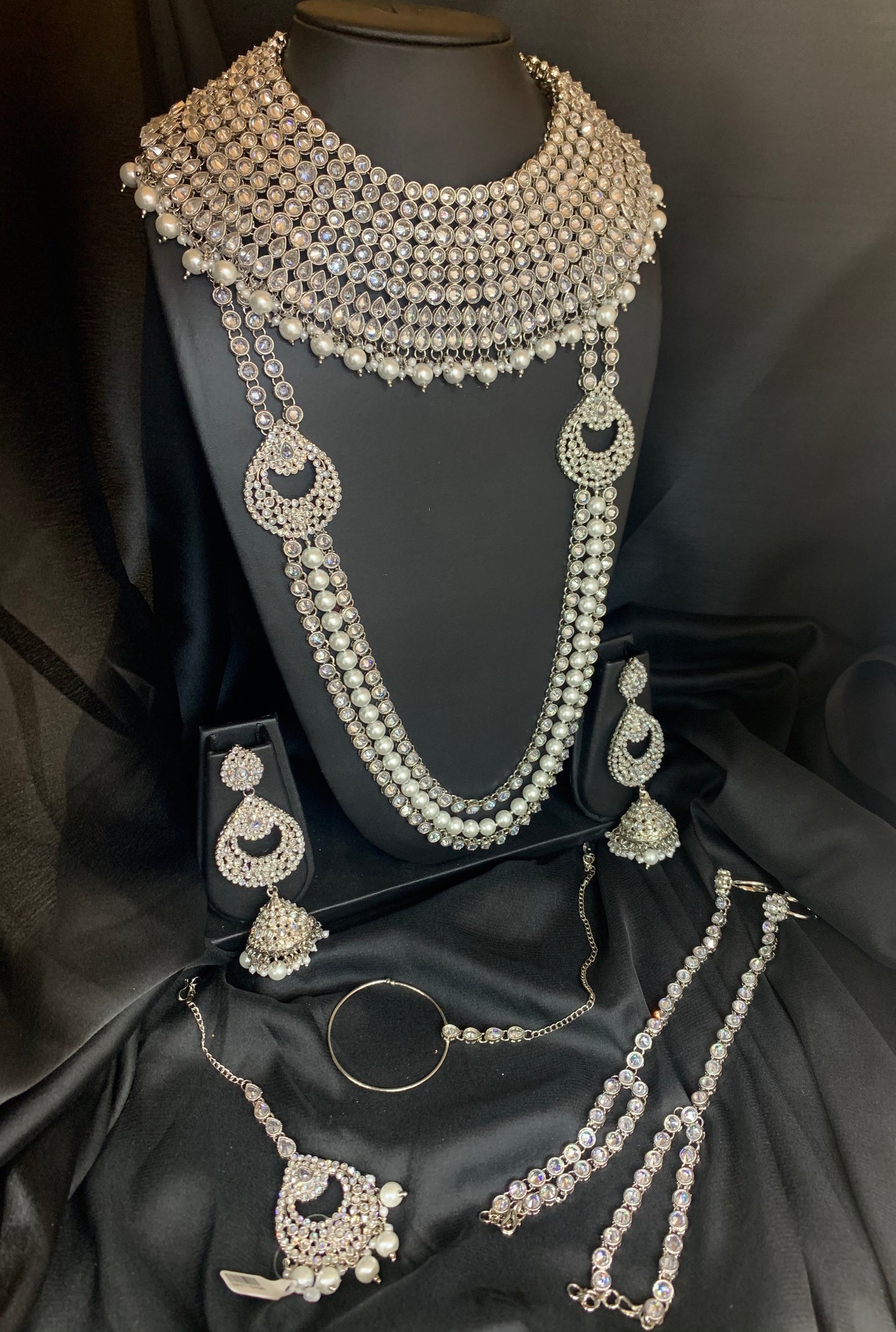 Anila Silver Bridal Set