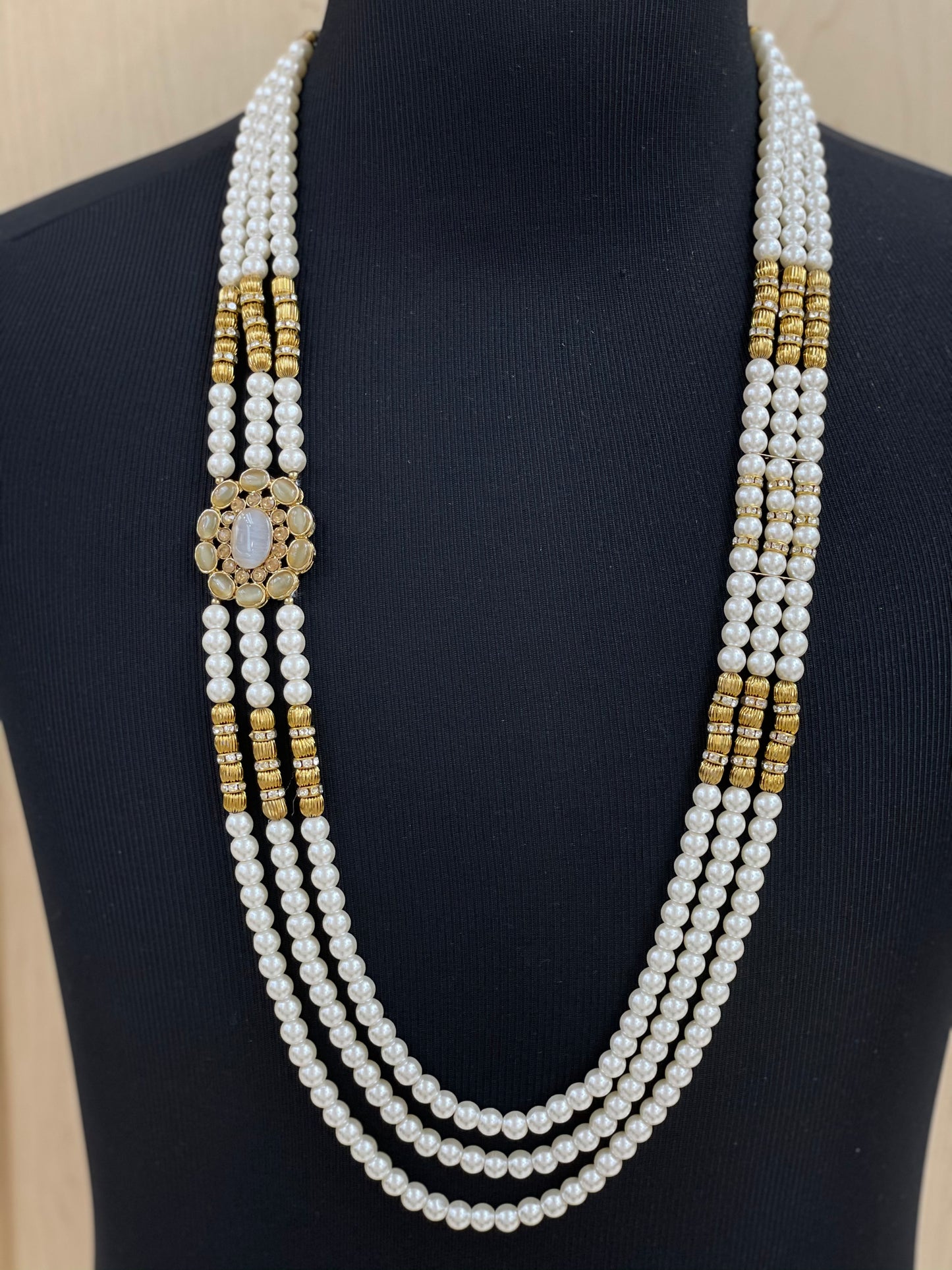 Groom’s moti mala/Sherwani necklace