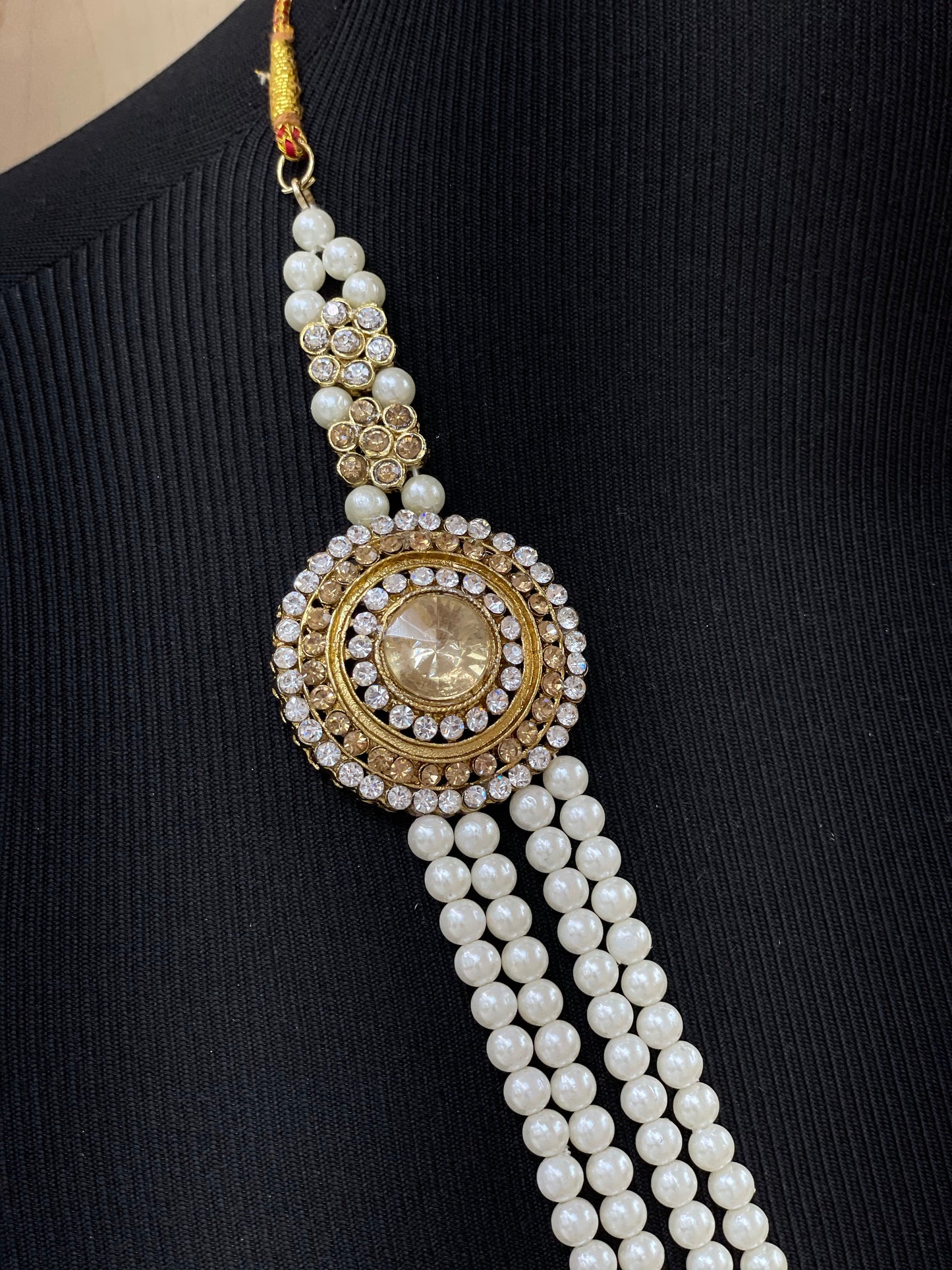 Groom’s moti mala/Sherwani necklace