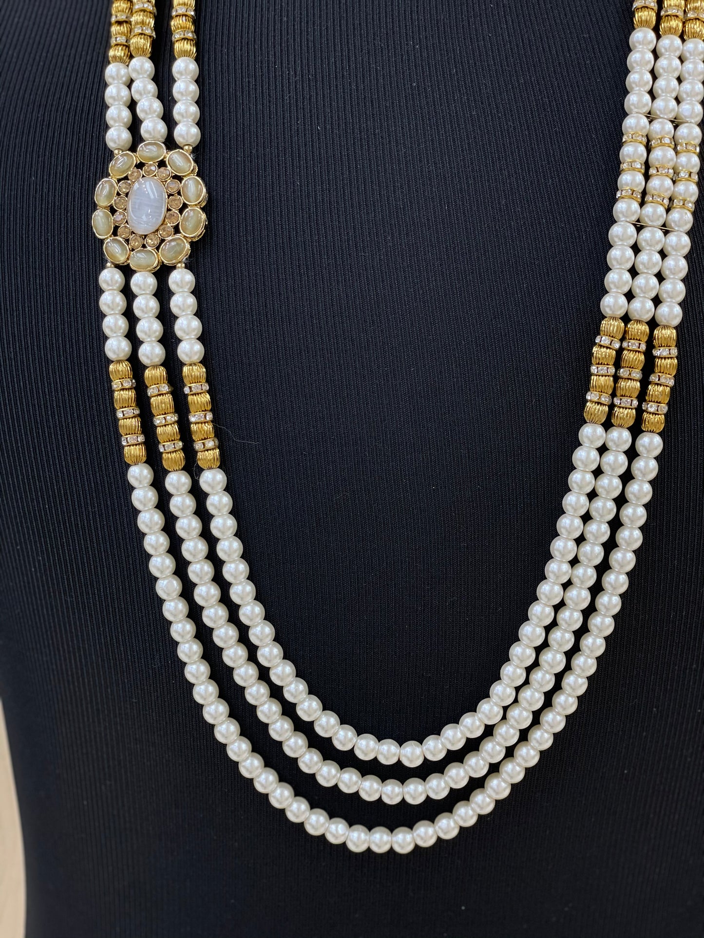 Groom’s moti mala/Sherwani necklace